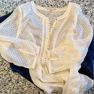 Off-white Translucent Dress Shirt